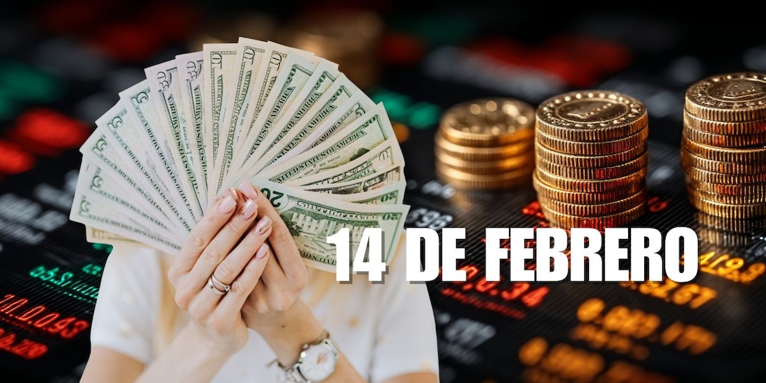 Este es el precio del dólar hoy, 14 de febrero.