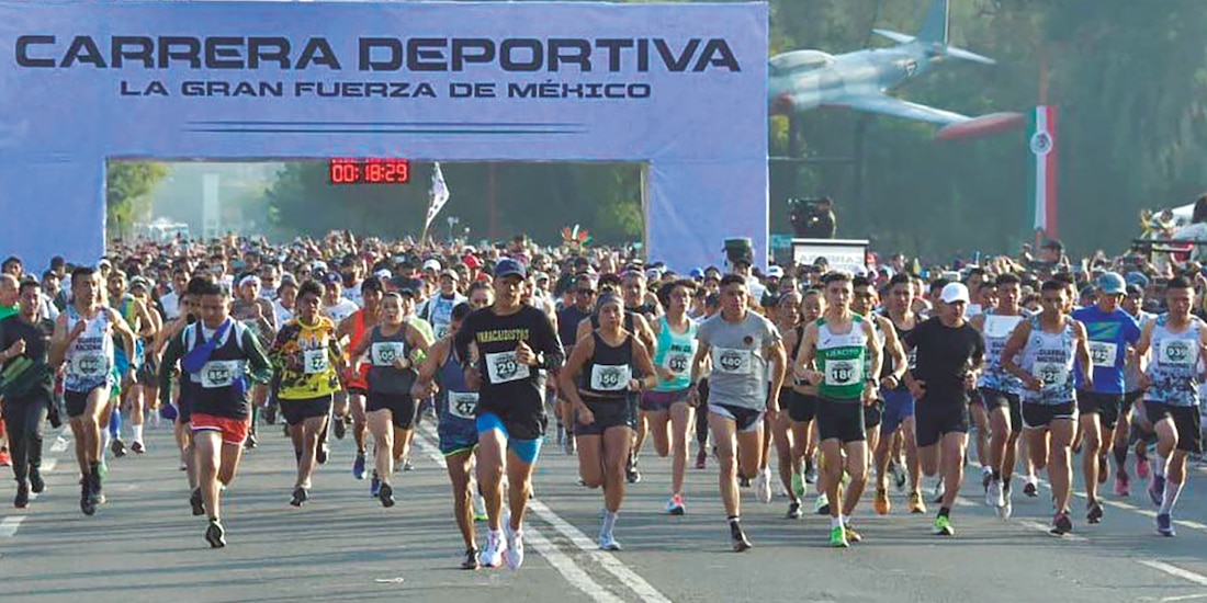 Sedena retoma su carrera “La gran fuerza de México”