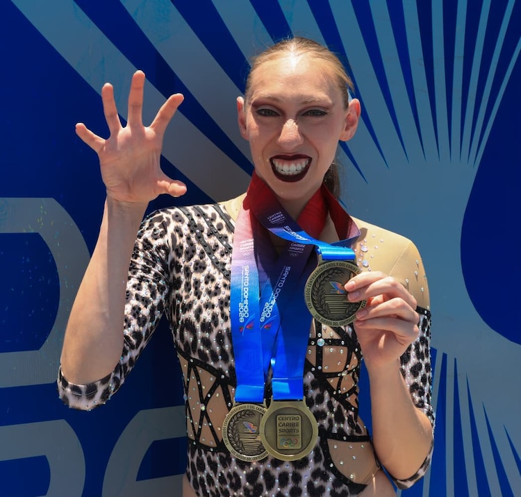 La natación artística mexicana brilló en los Juegos Centroamericanos y del Caribe 2026.