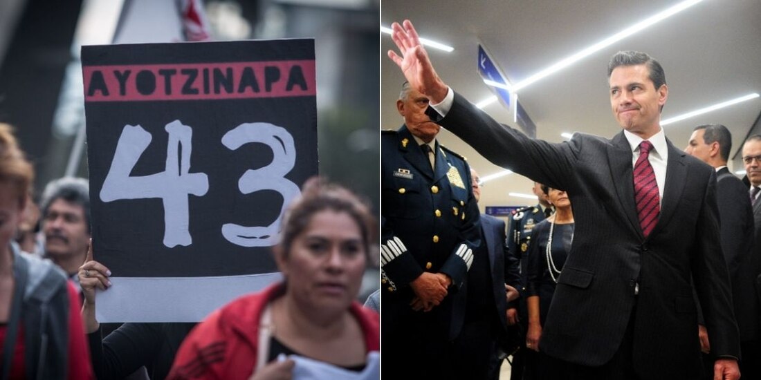 Exigen investigar al expresidente Enrique Peña Nieto en caso Ayotzinapa.