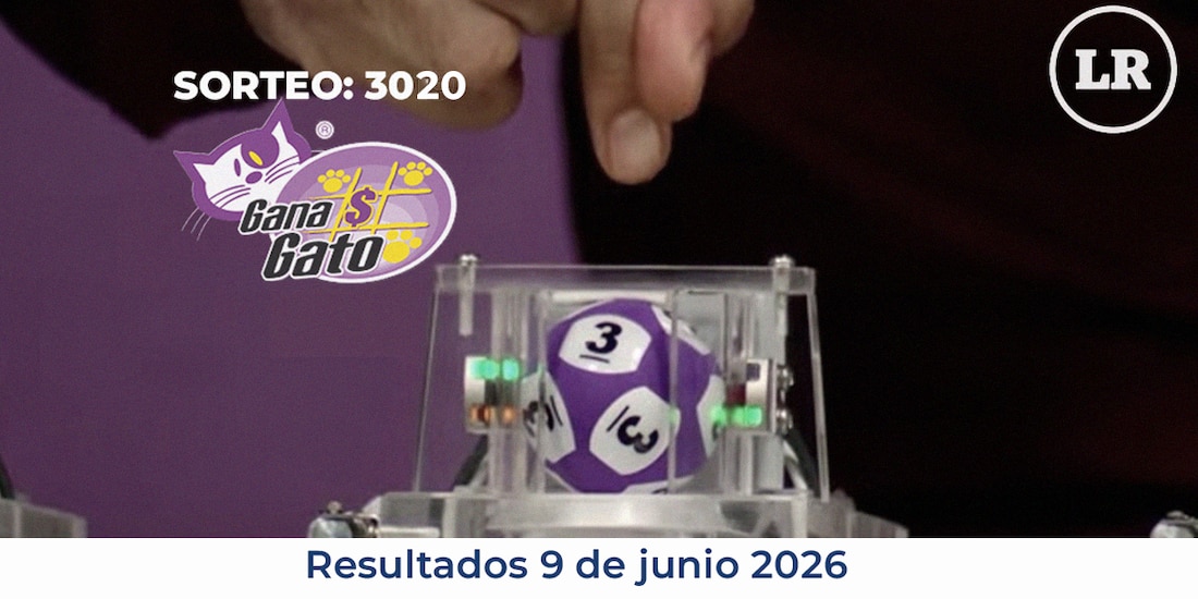 Resultados del Gana Gato 3020 del 9 de junio del 2026.