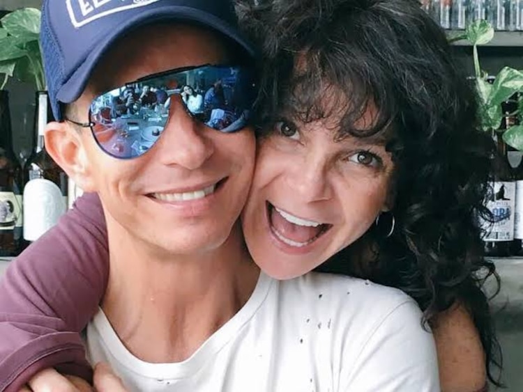 Erik Rubín y Mariana Garza años después de formar parte de Timbiriche