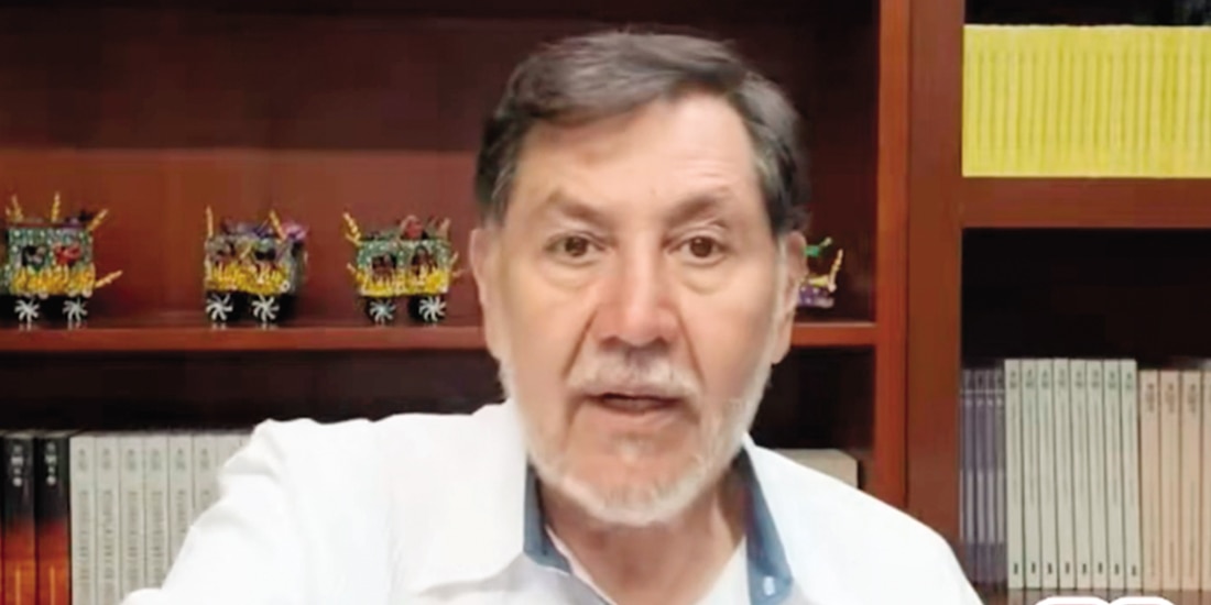 EL SENADOR Gerardo Fernández, en su
canal de YouTube del 5 de septiembre