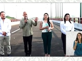 La gobernadora Indira Vizcaíno y autoridades federales inauguraron el puente Epitacia Zamora Teodoro en la zona sur de Colima.