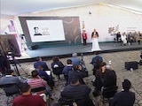 Conferencia desde Morelia, Michoacán.