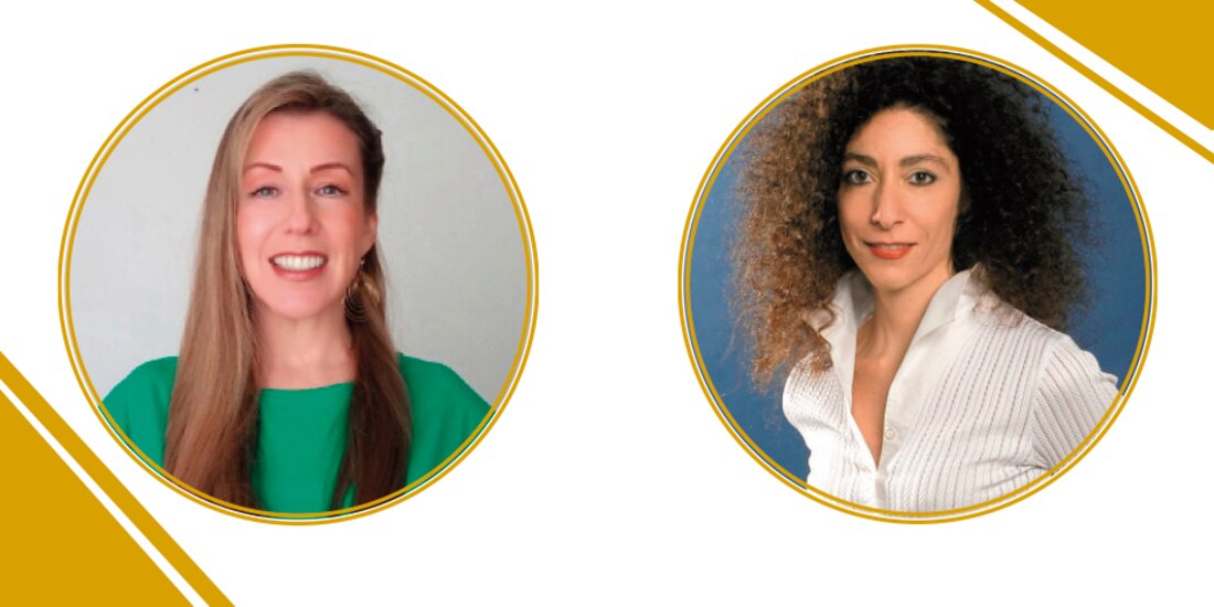 Julia Santibáñez (izq.), Leila Guerreiro (der.)