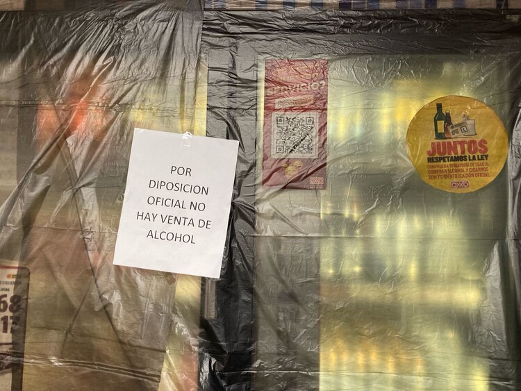 Ley Seca en CDMX. Imagen de archivo.