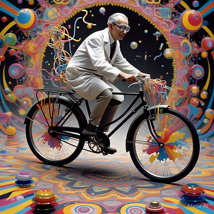 El viaje en bicicleta de Hoffman, después de haber probado el LSD, se considera el primer "viaje psicodélico" de la historia.