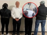 Víctor Rodríguez Padilla, exdirector de Pemex, fue conducido bajo un estricto dispositivo de custodia hacia los Ministerios Públicos de la Fiscalía General de Justicia.