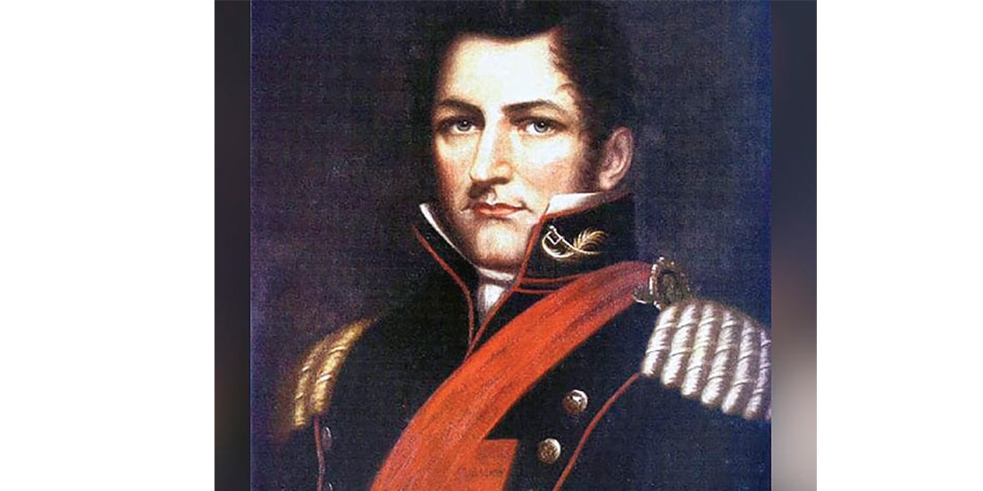 RETRATO del político Juan Manuel de Rosas, pintado por Arthur Onslow, cerca de 1830.