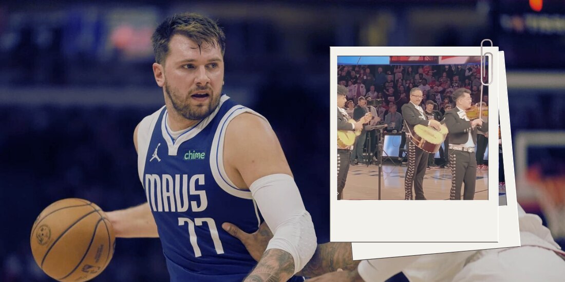 Chicago Bulls vs Dallas Mavericks protagonizan himno de Estados Unidos con mariachi