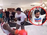 Manny Pacquiao noquea de un solo golpe a un famoso streamer