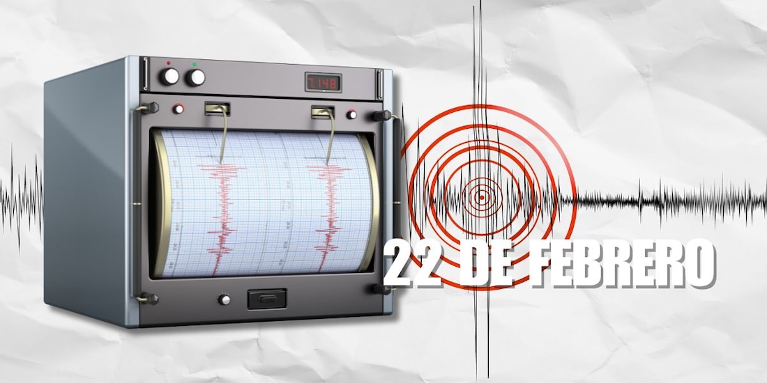 Esta es la actividad sísmica de hoy, 22 de febrero.
