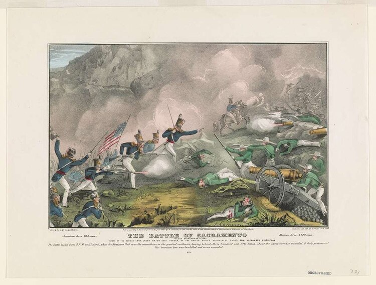 La Batalla de Sacramento entre México y EU.