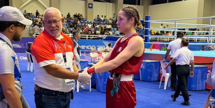 Darianne Hernández tras ganar su pase a la final.