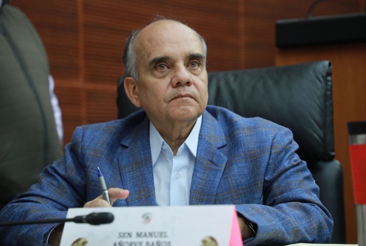 Manuel Añorve, líder de la bancada priista en el Senado, el pasado 8 de mayo.