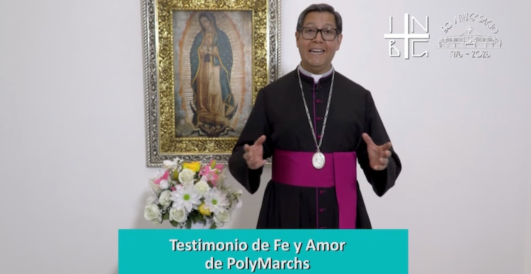 Testimonio de fe y amor por parte de PolyMarchs en la Basílica de Guadalupe
