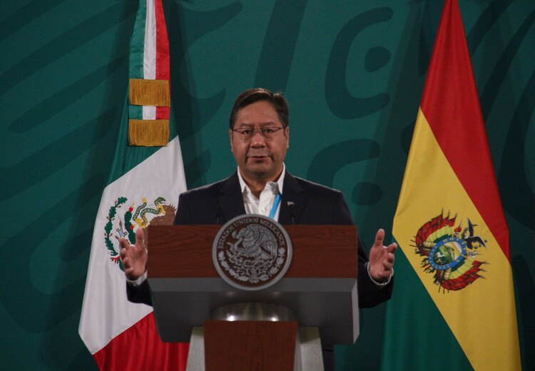 El presidente de Bolivia, Luis Alberto Arce, el 24 de marzo de 2021.