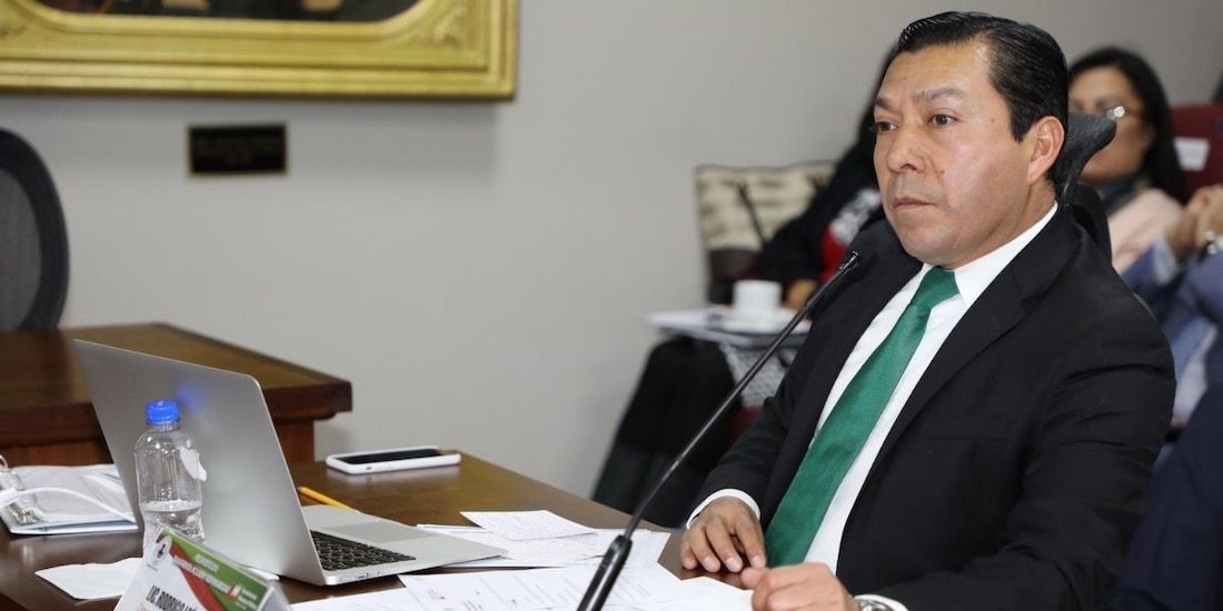 Rodrigo León Cerón, exdirector de la Policía Industrial Bancaria del Estado de Hidalgo.