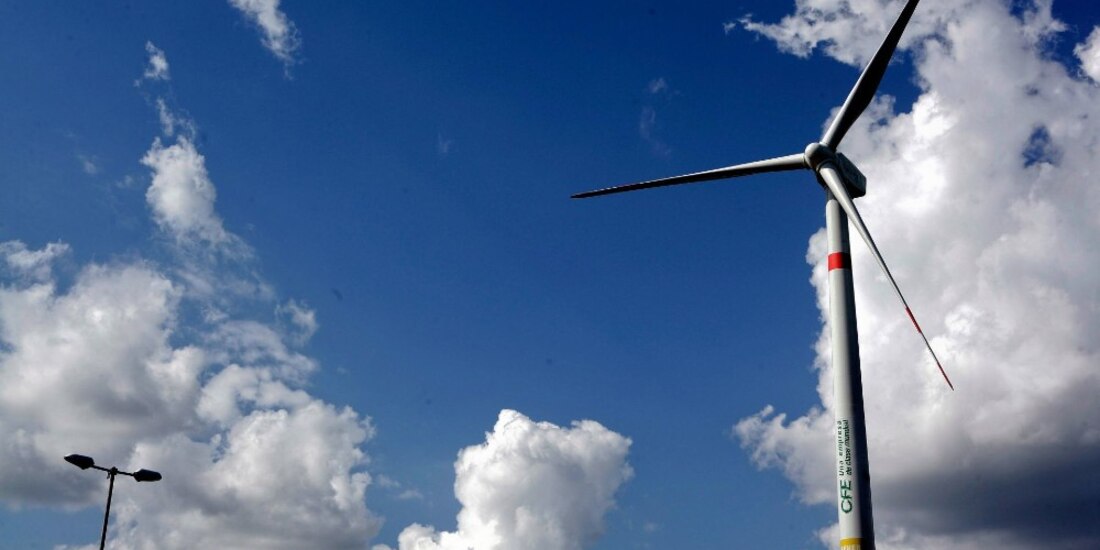 Central eólica. (Archivo)