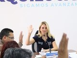 La presidenta municipal Romina Contreras.