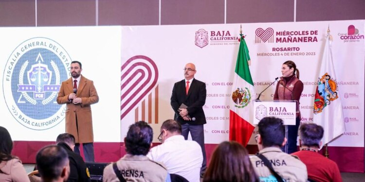 La gobernadora de Baja California hizo hincapié en la creación de la Secretaría de Seguridad Ciudadana que en su primer año se consolidó.