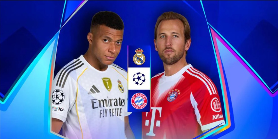Real Madrid y Bayern Múnich miden fuerzas en el arranque de cuartos de final de la Champions League.