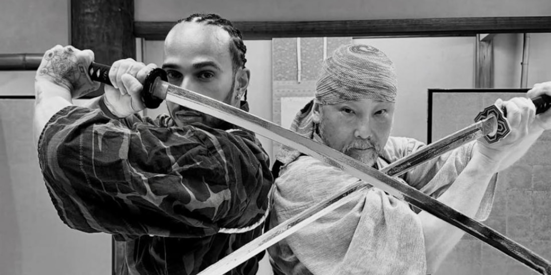 Lewis Hamilton tomó una clase con Tetsuro Shimaguchi.