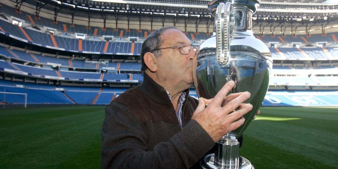 Paco Gento ganó 23 títulos con el Real Madrid.