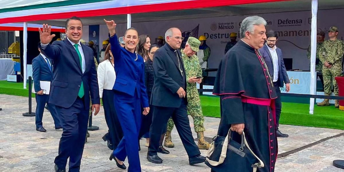 La presidenta Claudia Sheinbaum encabezó el inicio de las jornadas de canje civil en una de las zonas de mayor densidad de la capital del país.