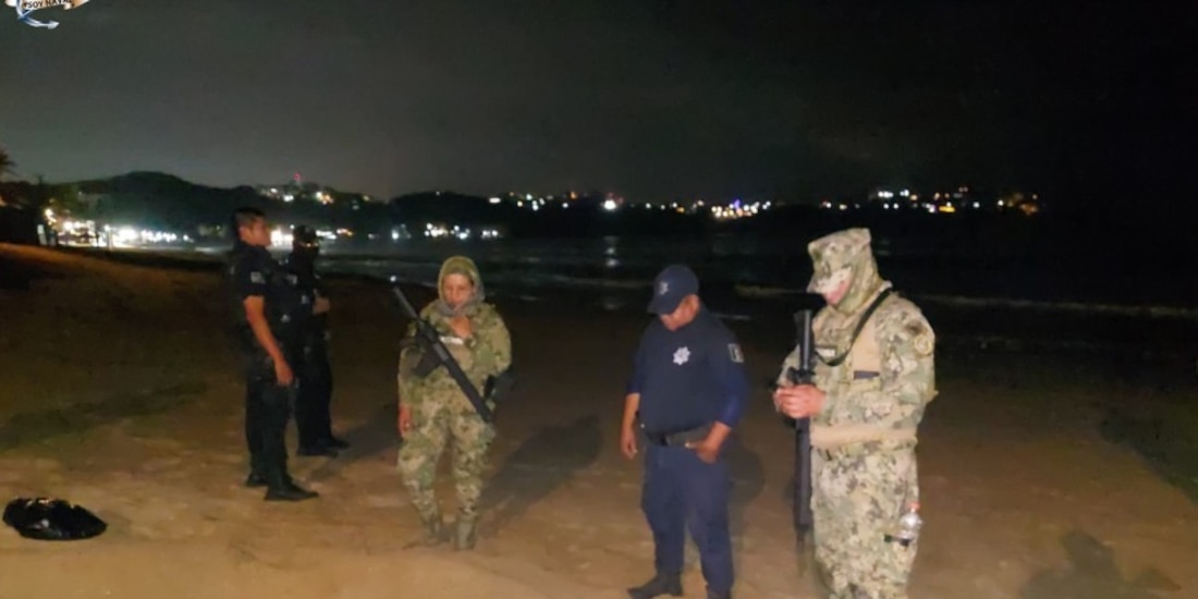 Imagen temática de la operación de la Secretaría de Marina.