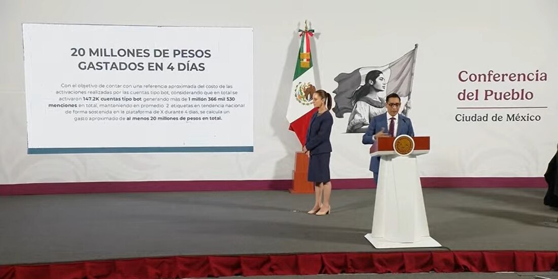 Miguel Elorza Vásquez y la Presidenta Sheinbaum..