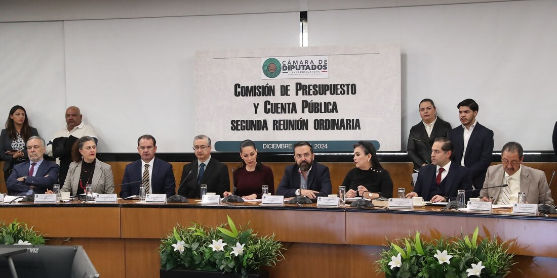 Comisión de Presupuesto y Cuenta Pública del Senado de la República, ayer.