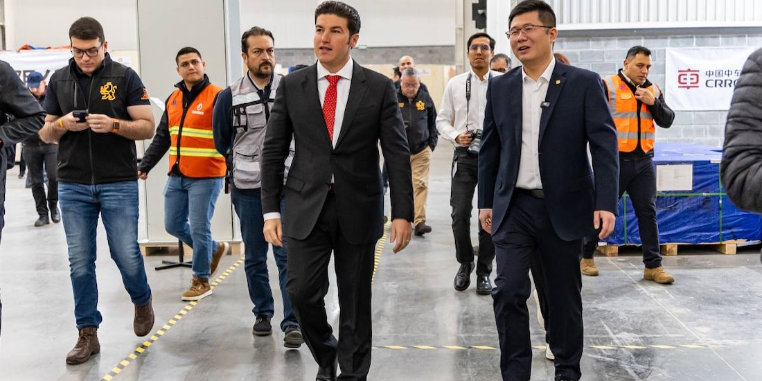 Samuel García promete redoblar esfuerzos en construcción del Metro en Nuevo León.