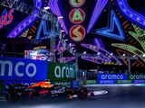 El monoplaza de Red Bull Racing durante la clasificación de las Vegas.
