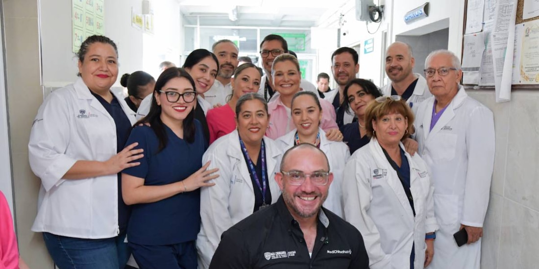 La gobernadora Maru Campos supervisó de primera mano las obras de equipamiento médico en la zona centro-sur del estado.