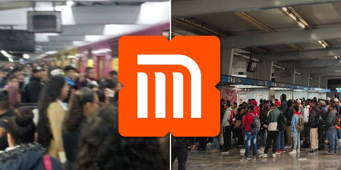 Informan retrasos en el Metro de la Ciudad de México.