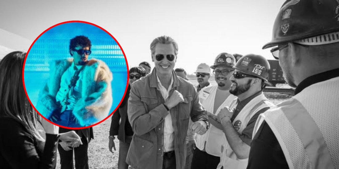 El gobernador de California declara el 8 de febrero Día de Bad Bunny