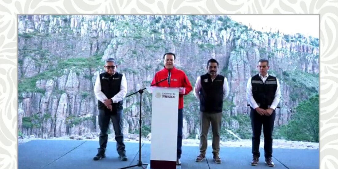 Maquinaria pesada arranca labores de construcción de la Presa El Tunal II, proyecto estratégico para el abasto de agua en la ciudad de Durango.