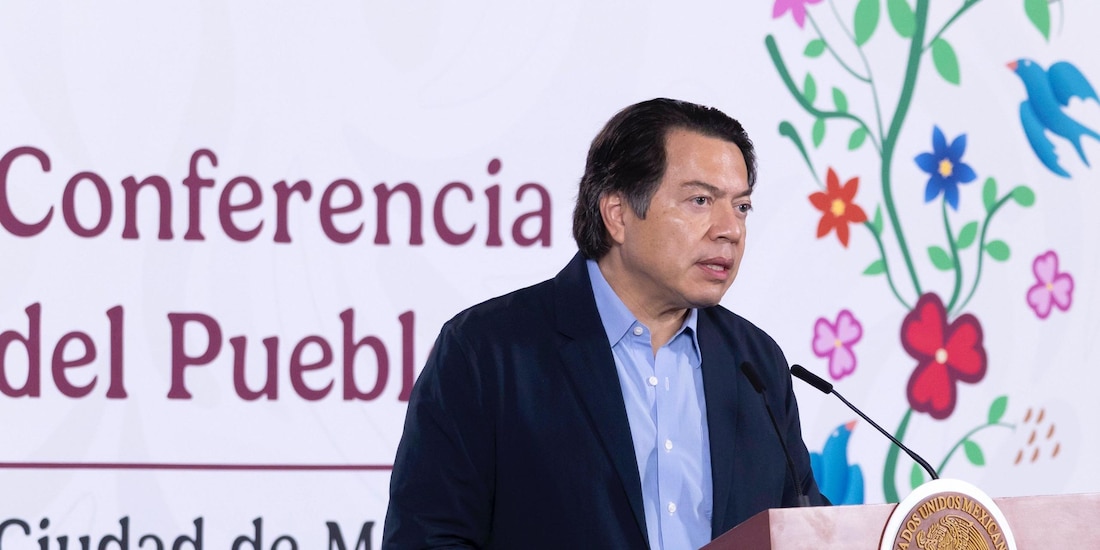 El titular de Educación Pública federal esta mañana en Palacio Nacional.