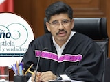Hugo Aguilar, ministro presidente de la SCJN, presenta informe "Un año de justicia real y verdadera".