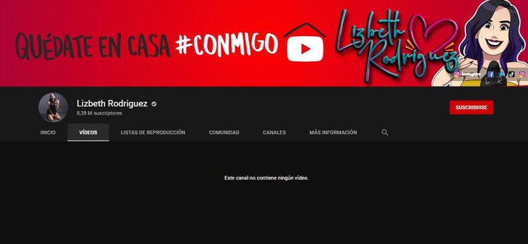 Canal de Lizbeth Rodríguez