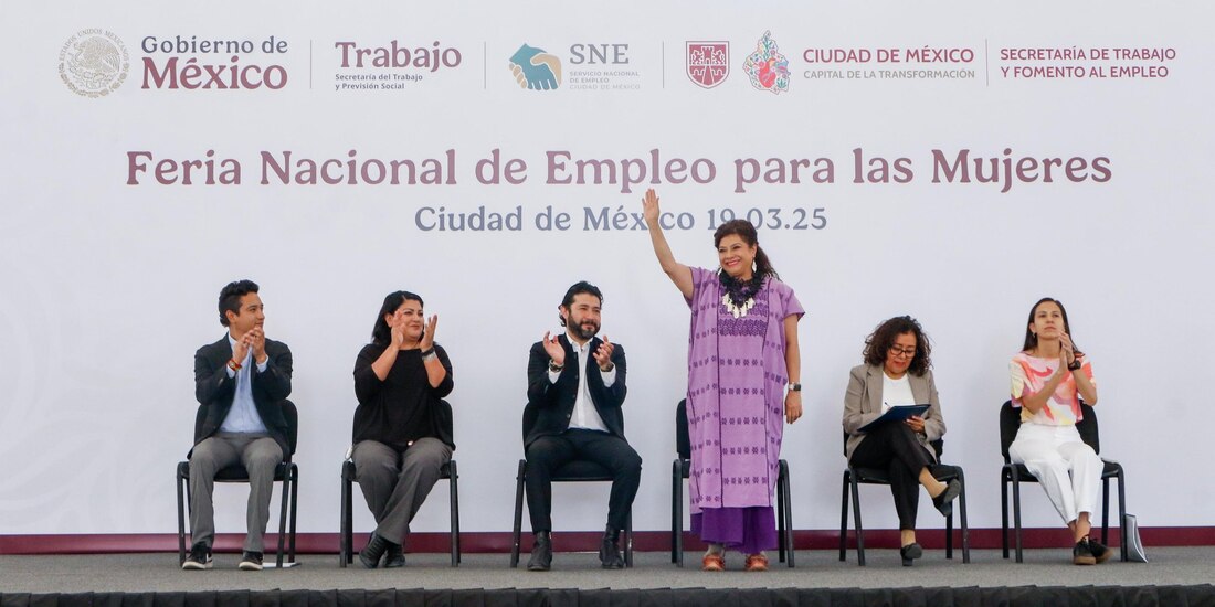 La Jefa de Gobierno, Clara Brugada, invitó a las capitalinas a la Feria Nacional del Empleo para Mujeres, donde más de 100 empresas ofrecen cerca de 4,000 vacantes.