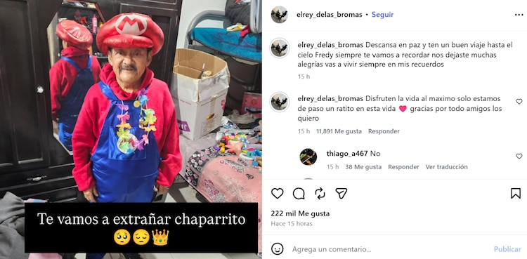 El Rey de las Bromas confirma el fallecimiento de Alfredo Alonso El Chaparro