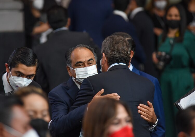 Héctor Astudillo, titular del Ejecutivo de Guerrero, presente en el acto.