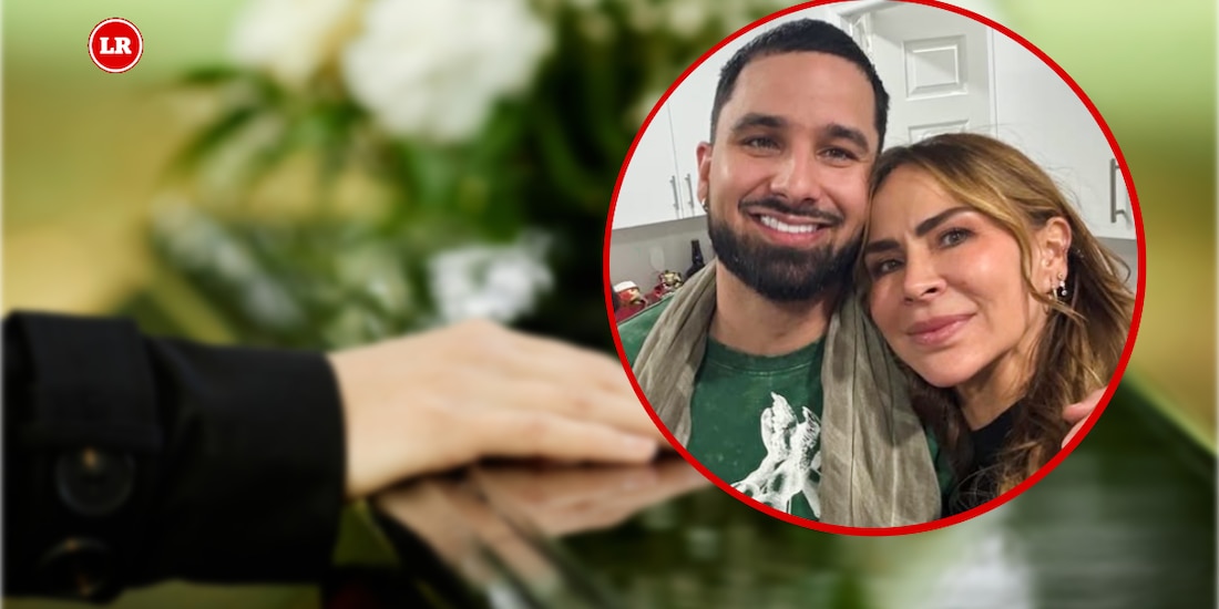 Aylín Mujica y su hijo Mauro Menéndez