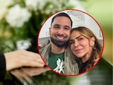 Aylín Mujica y su hijo Mauro Menéndez