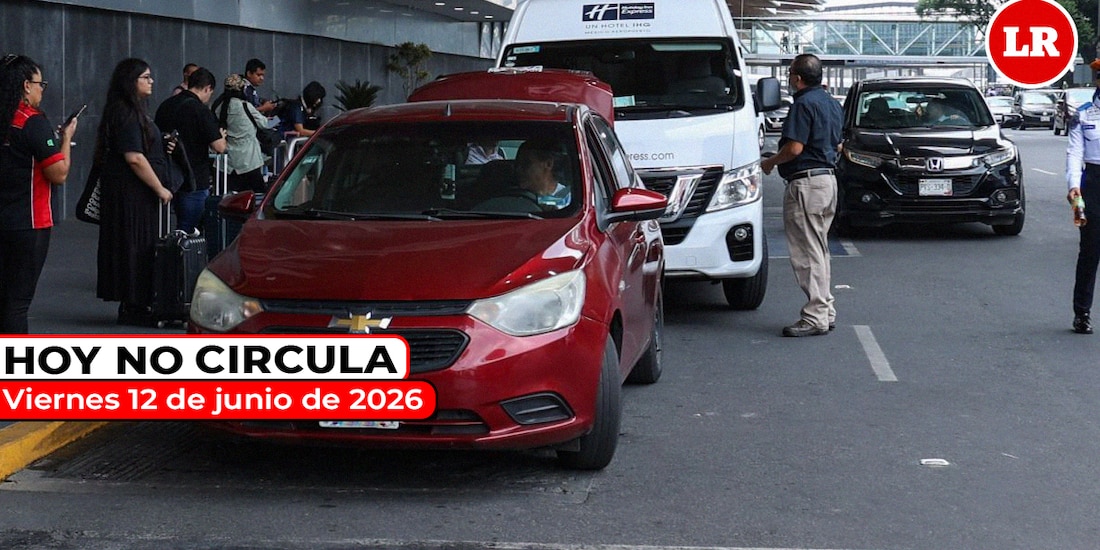 Te compartimos cómo aplica el Hoy No Circula este viernes 12 de junio de 2026 en la Zona Metropolitana del Valle de México.