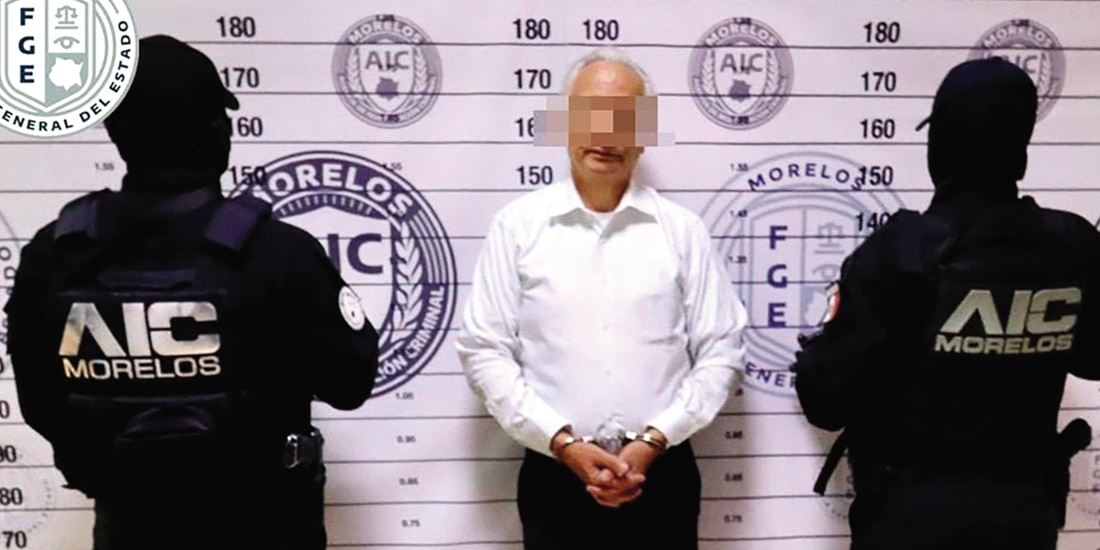 El exdirector de Pemex, ayer, tras la primera audiencia por violencia doméstica.