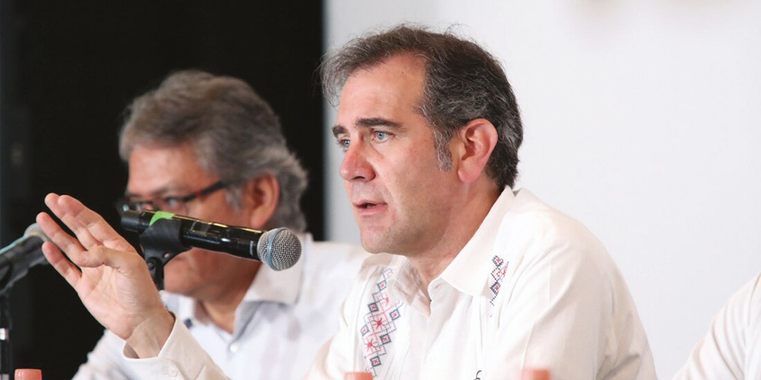 Lorenzo Córdova durante una convención en Cancún, el 24 de junio.